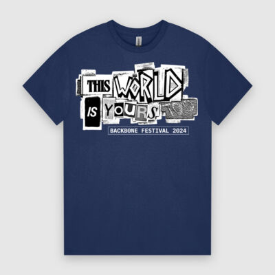 'This World is Yours Too' T-Shirt (Black and White) Thumbnail
